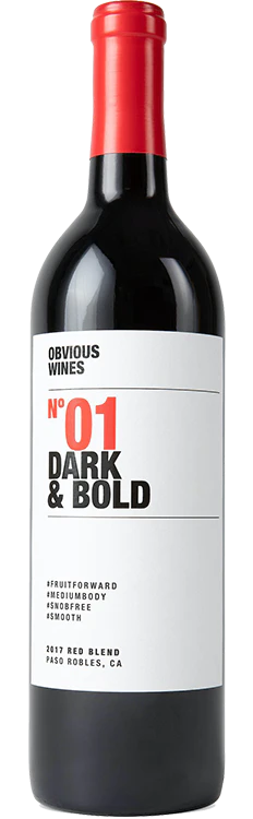 2017 | Obvious Wines | No. 01 Dark & Bold Red Blend
