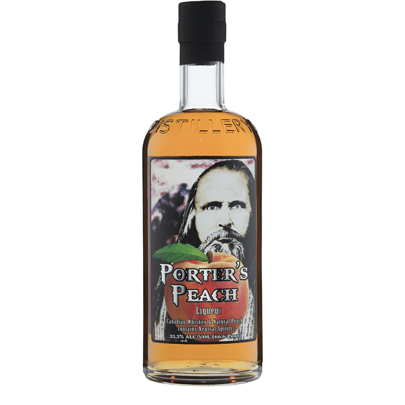 Ogden's Own Distillery Porter's Peach Liqueur at CaskCartel.com