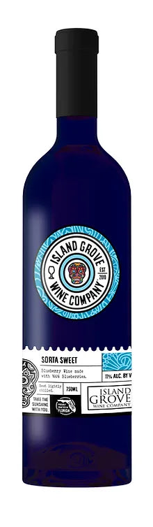 Island Grove Wine Company | Sorta Sweet Blueberry - NV at CaskCartel.com