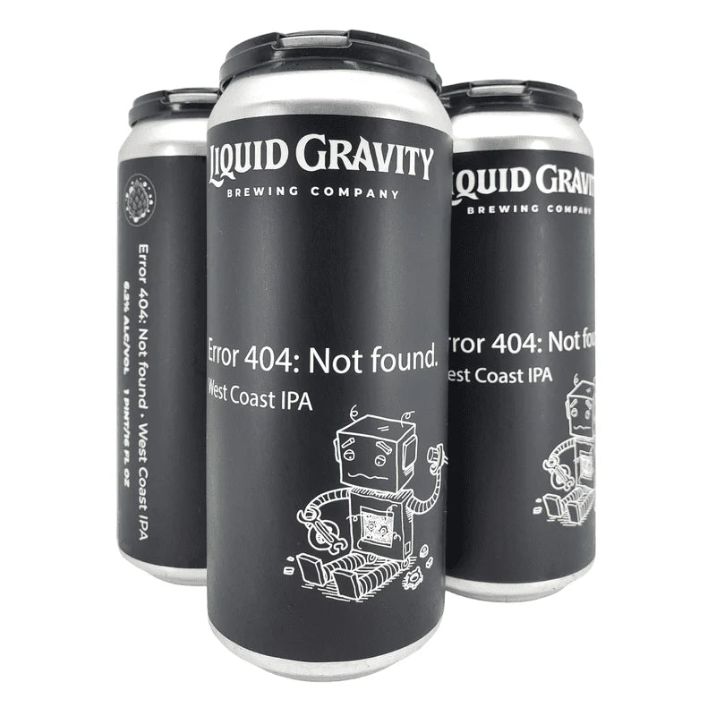 Liquid Gravity Brewing 404 Not Found West Coast IPA | (4)*473ML at CaskCartel.com