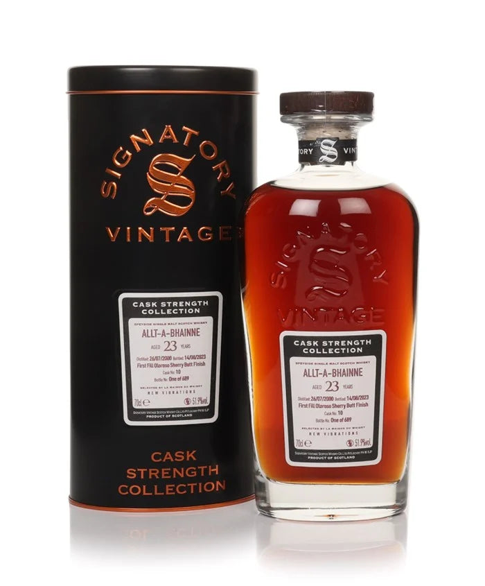 Allt-a-Bhainne 23 Year Old 2000 Cask #10 - Cask Strength Collection New Vibrations Signatory Single Malt Scotch Whisky | 700ML at CaskCartel.com
