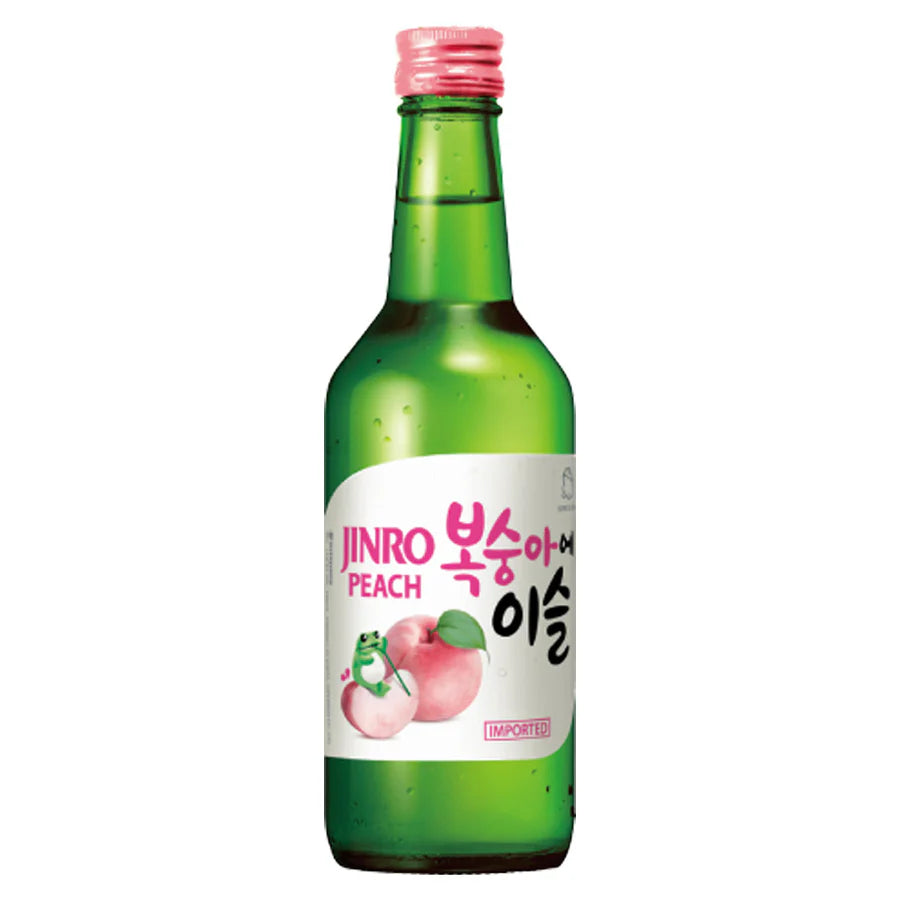 Jinro Peach Soju | 375ML at CaskCartel.com