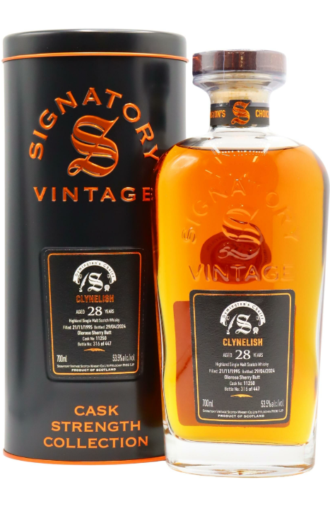 Clynelish 28 Year Old Signatory Vintage Symington's Choice Single Cask #11250 1995 Single Malt Scotch Whisky | 700ML at CaskCartel.com