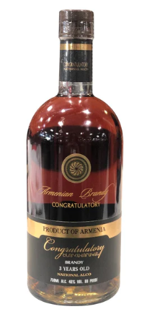 Congratulatory 3 Year Old Brandy at CaskCartel.com