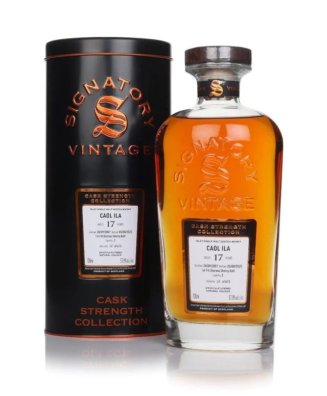 Caol Ila 17 Year Old 2007 Cask #3 - Cask Strength Collection (Signatory) Single Malt Scotch Whisky | 700ML at CaskCartel.com