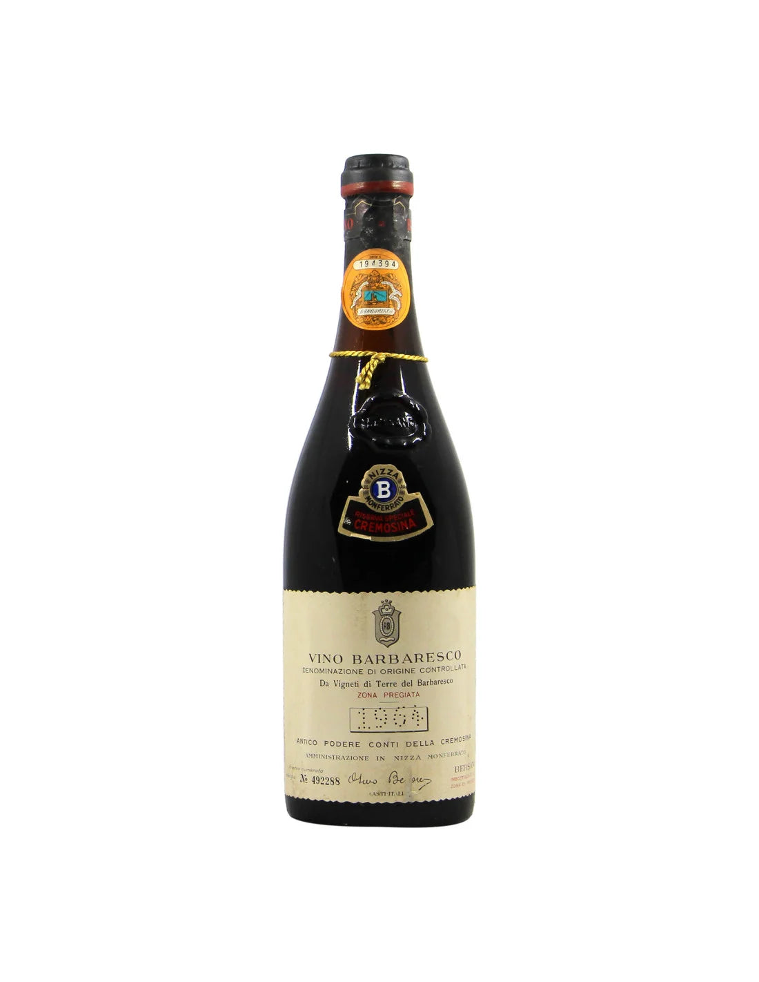 1964 | Bersano | Riserva Speciale Cremosina Barbaresco at CaskCartel.com