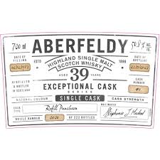 Aberfeldy 39 Year Old Exceptional Cask Series | 700ML at CaskCartel.com