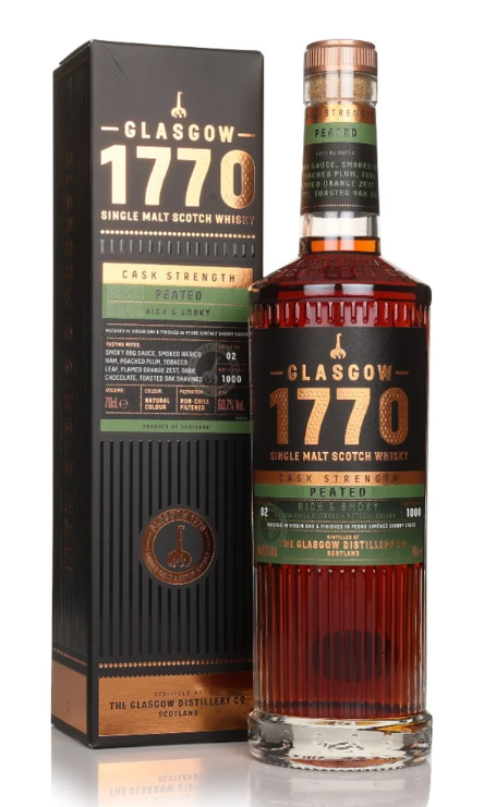 Glasgow 1770 Peated Cask Strength Batch #2 Single Malt Scotch Whisky | 700ML at CaskCartel.com