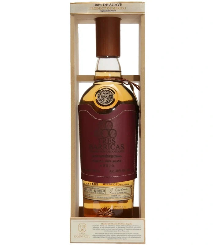 Tres Barricas Single Batch Edition #2 Anejo Tequila at CaskCartel.com