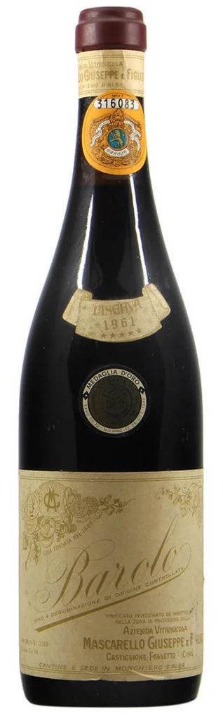 1961 | Giuseppe Mascarello e Figlio | Barolo Riserva at CaskCartel.com