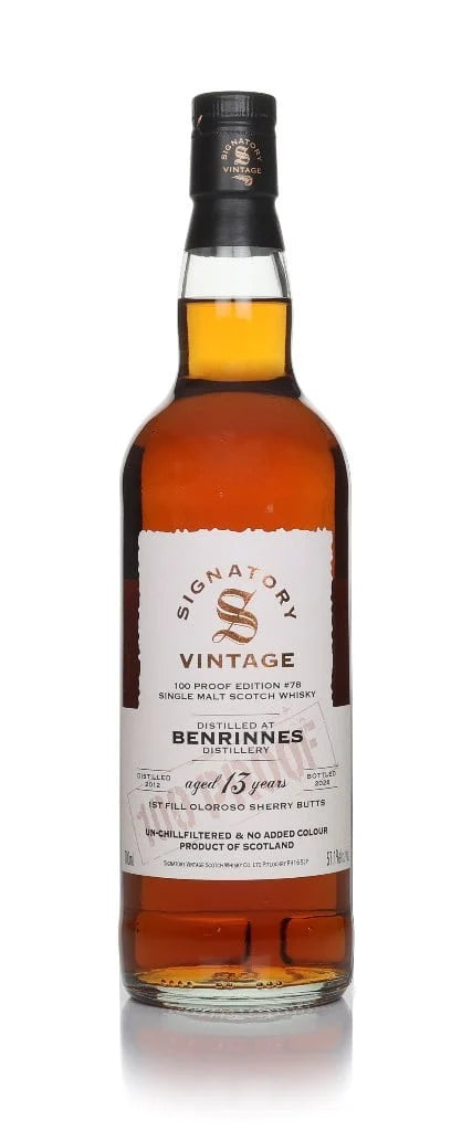 Benrinnes 13 Year Old 2012 - 100 Proof Edition #78 (Signatory) Single Malt Scotch Whisky | 700ML at CaskCartel.com