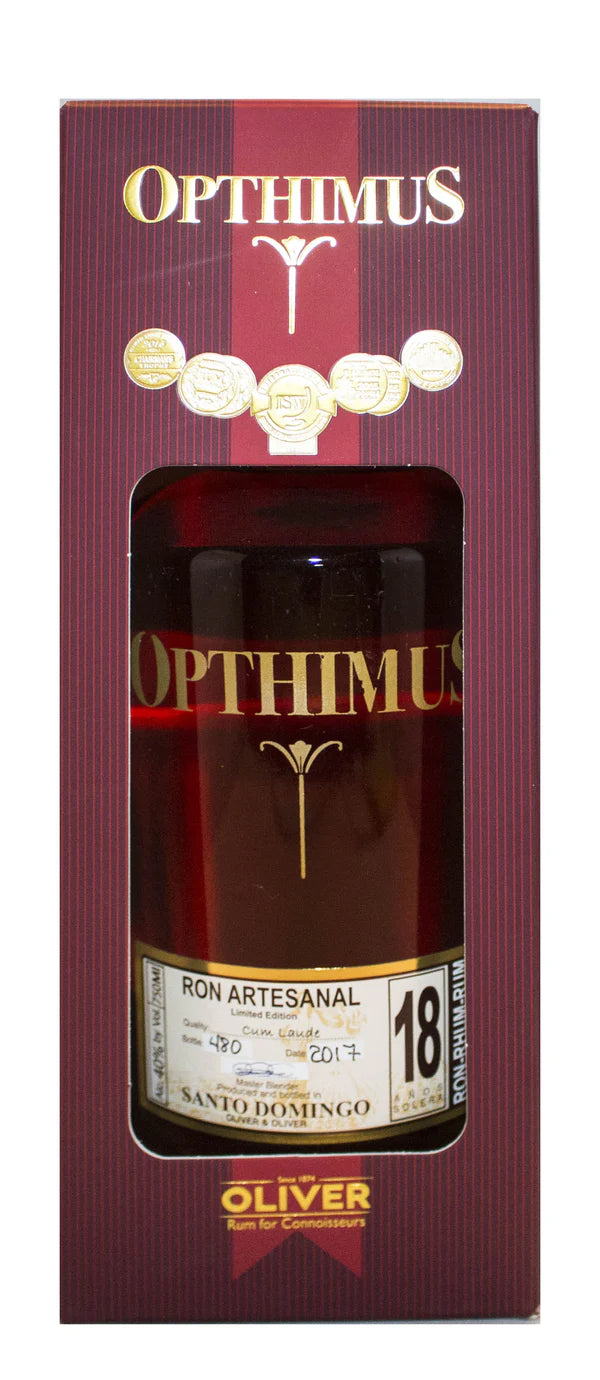 Opthimus 2017 Ron Artesanal 18 Year Old Dominican Republic Rum