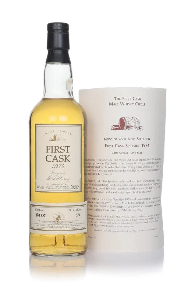 Linkwood 27 Year Old 1974 Cask #8435 - First Cask Single Malt Scotch Whisky | 700ML at CaskCartel.com