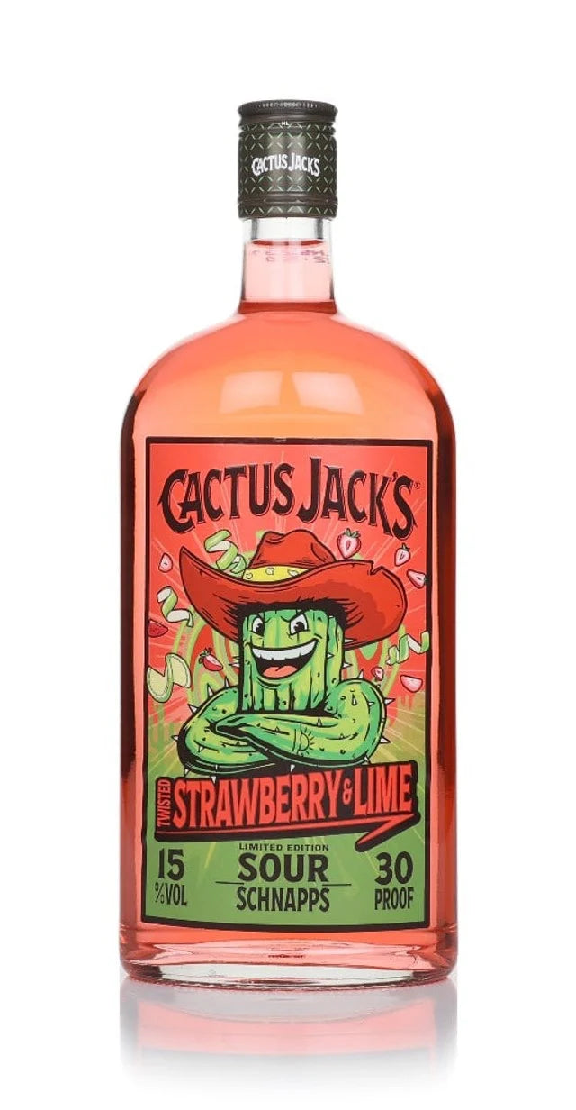 Cactus Jack's Twisted Strawberry & Lime Schnapps | 700ML at CaskCartel.com