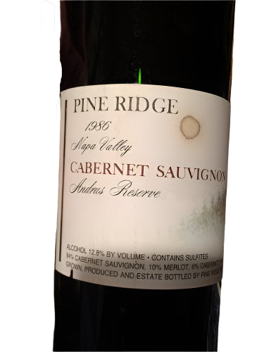 1986 | Pine Ridge Vineyards | Andrus Reserve at CaskCartel.com