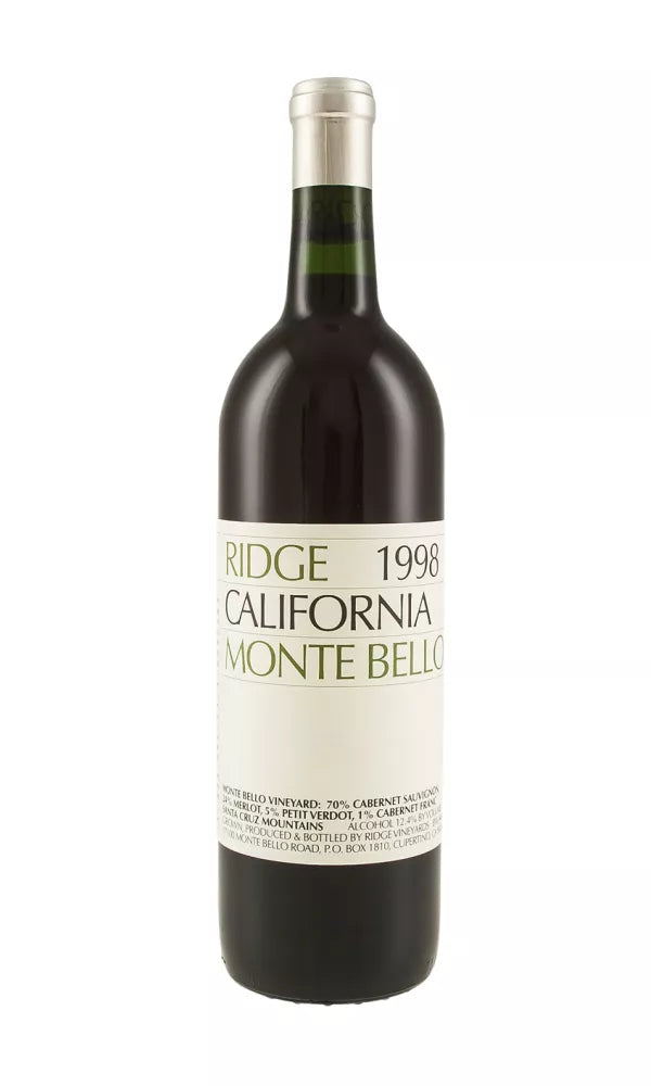 1998 | Ridge Vineyards | Monte Bello at CaskCartel.com