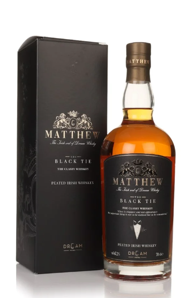 The Black Tie Matthew Irish Whiskey | 700ML at CaskCartel.com