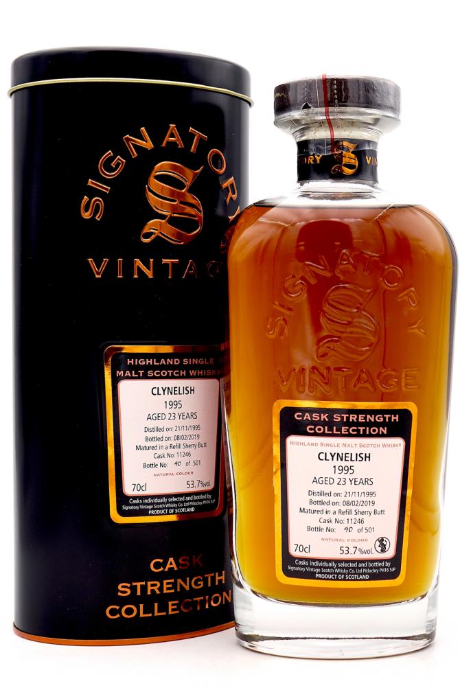 Clynelish 23 Year Old Signatory CSC Refill Sherry Butt Single Malt Scotch Whisky | 700ML at CaskCartel.com