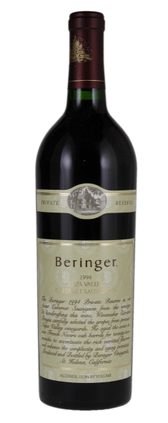 1994 | Beringer | Cabernet Sauvignon Private Reserve at CaskCartel.com