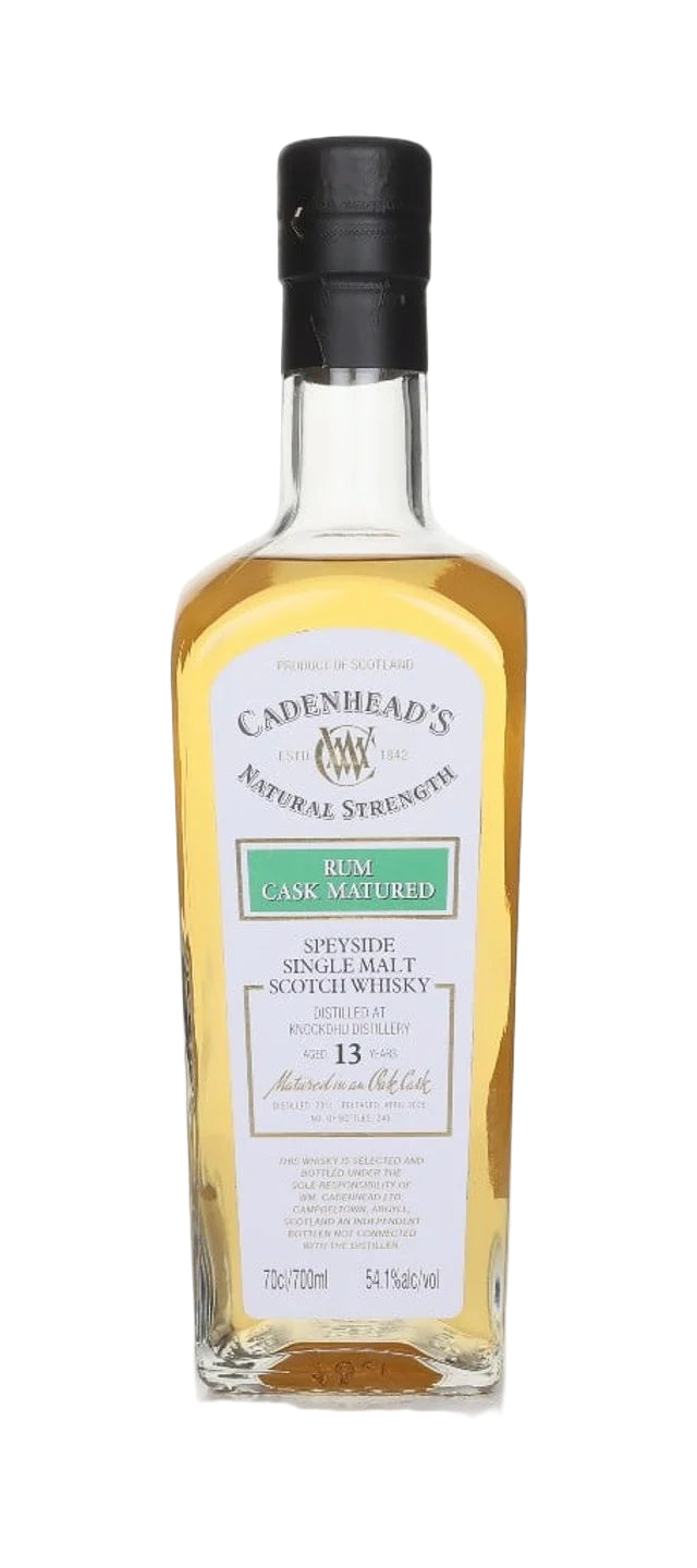 Knockdhu 13 Year Old 2011 - Cadenhead's Natural Strength Single Malt Scotch Whisky | 700ML at CaskCartel.com