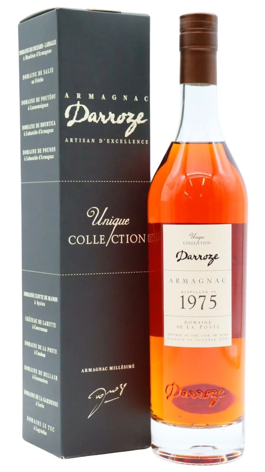 Darroze Domaine La Poste 1975 Vintage Armagnac | 700ML at CaskCartel.com