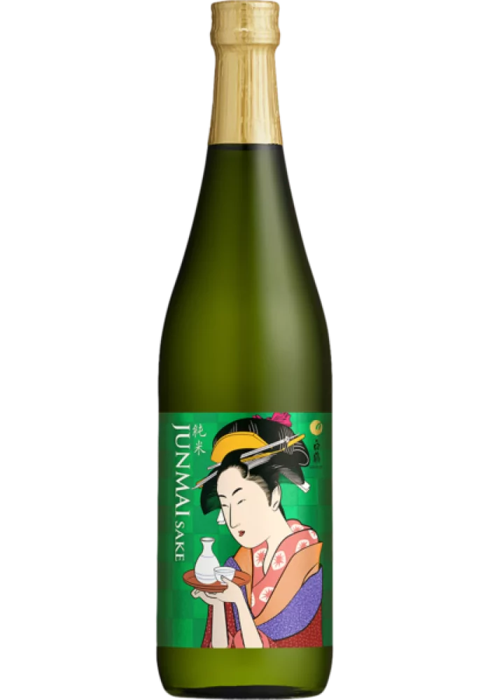 Hakutsuru Ukiyo-e Label Junmai Sake | 720ML at CaskCartel.com