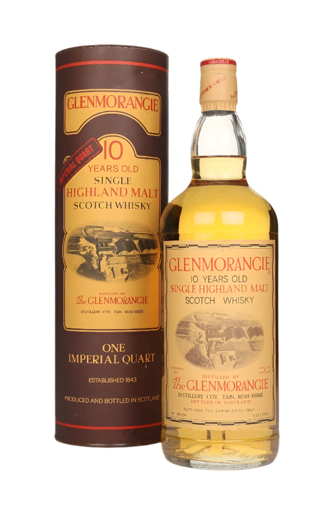 Glenmorangie 10 Year Old - Imperial Quart - 1980s Single Malt Scotch Whisky | 1.13L at CaskCartel.com