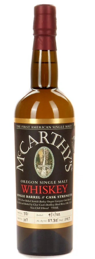 McCarthy's Oregon Cask Strength Proof 133.66 6 Year Old Single Malt Rum at CaskCartel.com