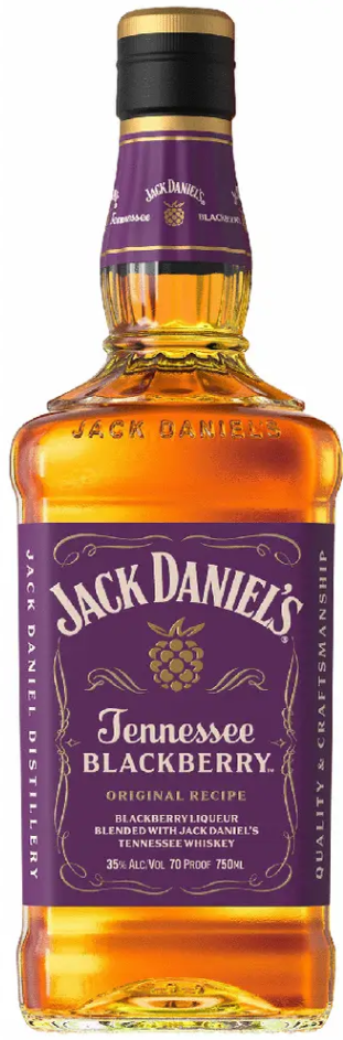 Jack Daniels Blackberry Tennessee Whiskey | 1L at CaskCartel.com