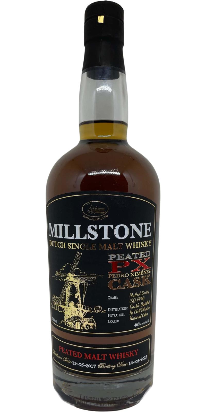 Millstone 2017 Peated PX Cask (Bottled 2023) Dutch Single Malt Whisky | 700ML at CaskCartel.com