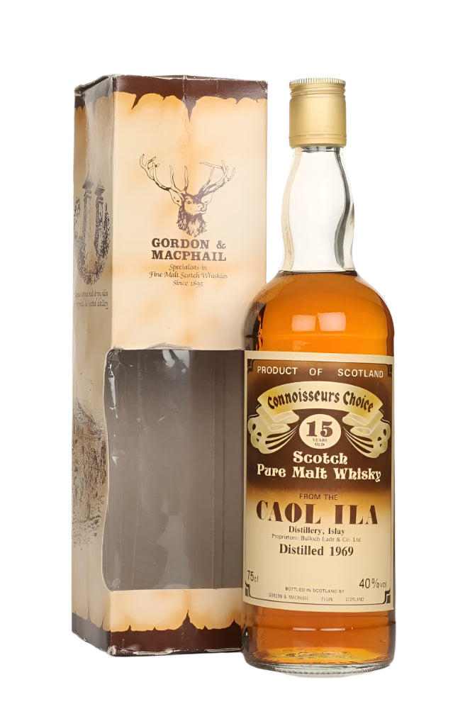 Caol Ila 15 Year Old 1969 - Connoisseurs Choice (Gordon & MacPhail) Single Malt Scotch Whisky at CaskCartel.com