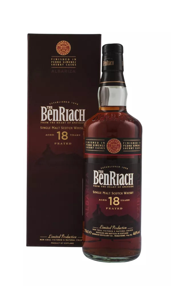 Benriach 18 Year Old Albariza Peated PX Finish Single Malt Scotch Whisky | 700ML at CaskCartel.com