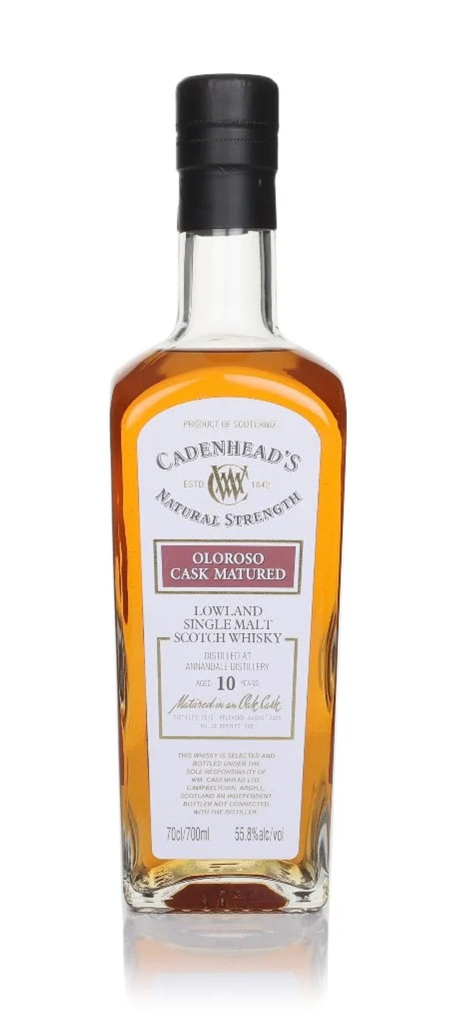 Annandale 10 Year Old 2015 - Cadenhead's Natural Strength Single Malt Scotch Whisky | 700ML at CaskCartel.com