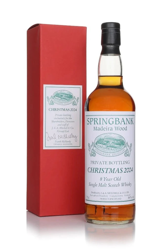 Springbank 8 Year Old Christmas 2004 - Madeira Wood Single Malt Scotch Whisky | 700ML at CaskCartel.com