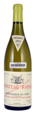 2003 | Château Rayas | Chateauneuf-du-Pape Blanc at CaskCartel.com