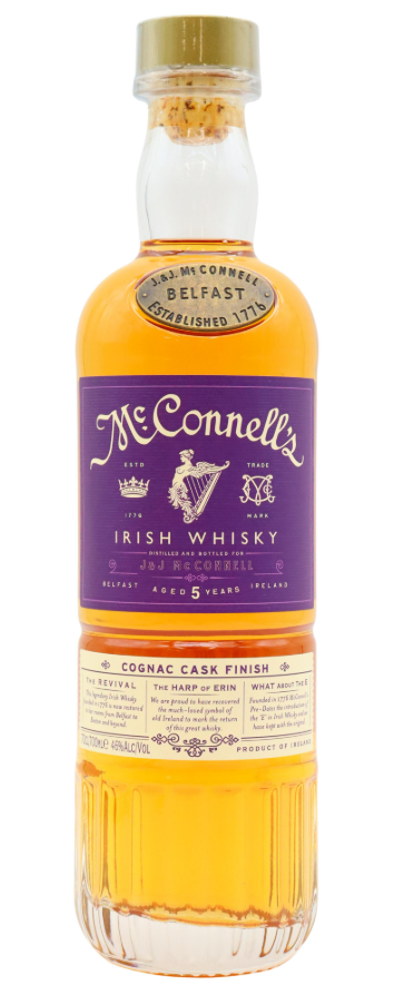 McConnell's Cognac Cask Finish 5 Year Old Irish Whiskey | 700ML at CaskCartel.com