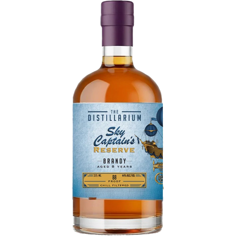 Sky Captains Reserve 8 Year Old Brandy | 375ML at CaskCartel.com