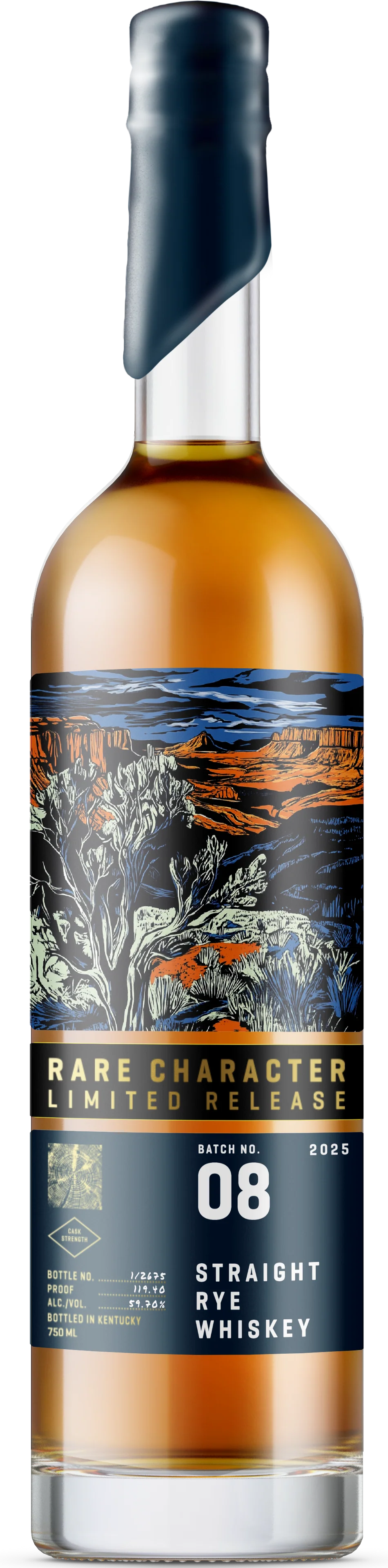 Rare Character Limited Release Cask Strength Batch #08 2025 Straight Rye Whiskey at CaskCartel.com