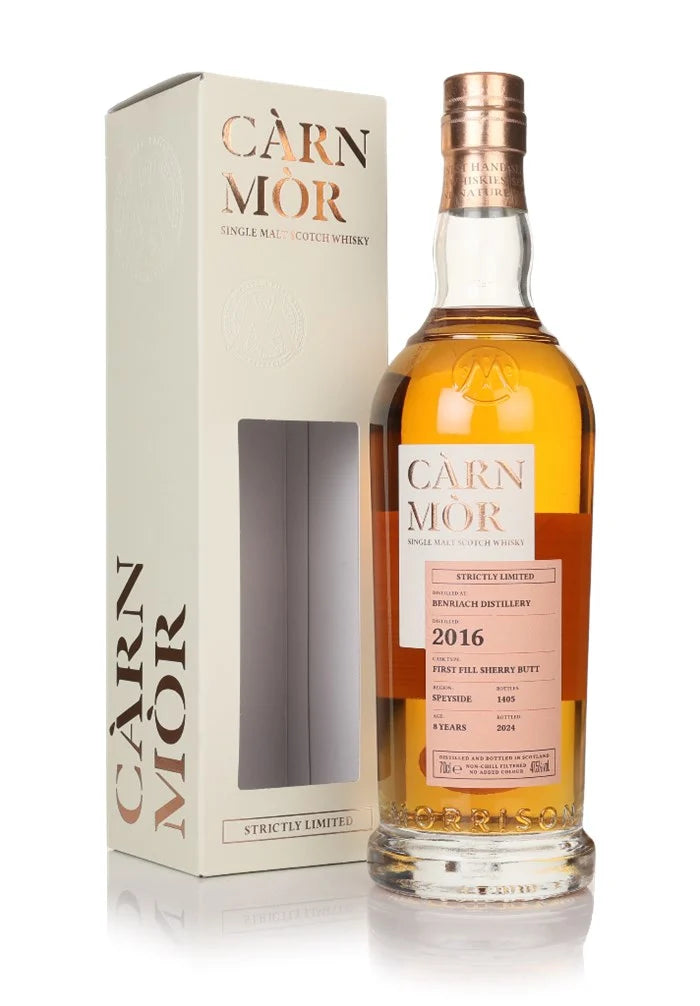 Benriach 8 Year Old 2016 Strictly Limited (Carn Mor) Single Malt Scotch Whisky | 700ML at CaskCartel.com