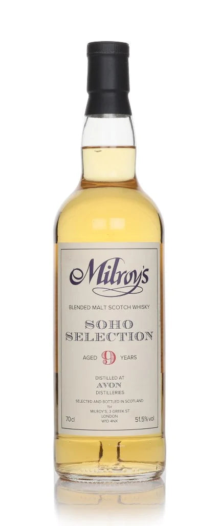 Avon 9 Year Old 2016 - Milroy's Soho Selection Blended Malt Scotch Whisky | 700ML at CaskCartel.com