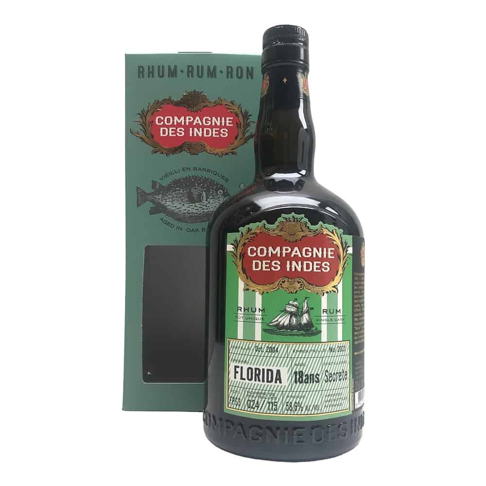 Compagnie Des Indes Florida 18 Year Old Secrete Rum | 700ML at CaskCartel.com