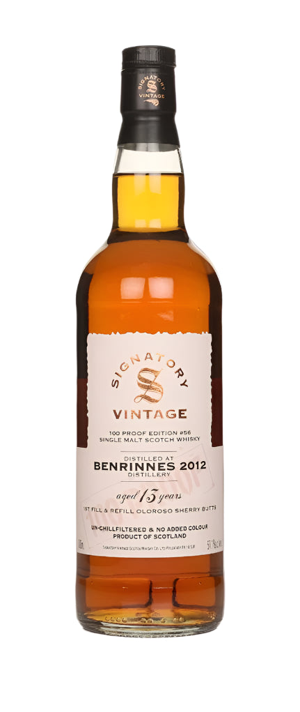 Benrinnes 13 Year Old 2012 - 100 Proof Edition #56 (Signatory) Single Malt Scotch Whisky | 700ML at CaskCartel.com