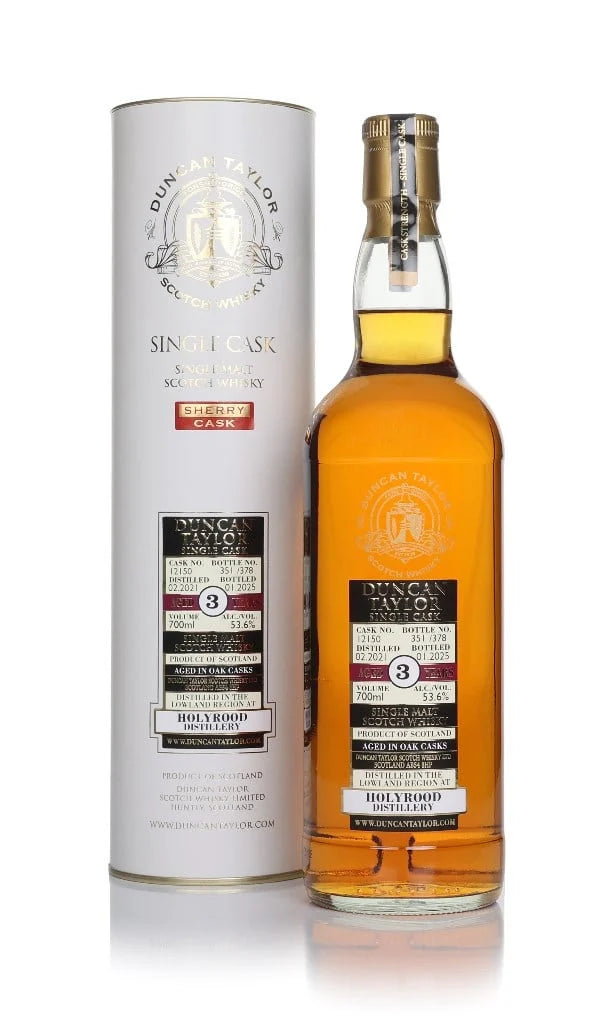 Holyrood 3 Year Old 2021 Cask #12150 - Single Cask (Duncan Taylor) Single Malt Scotch Whisky | 700ML at CaskCartel.com