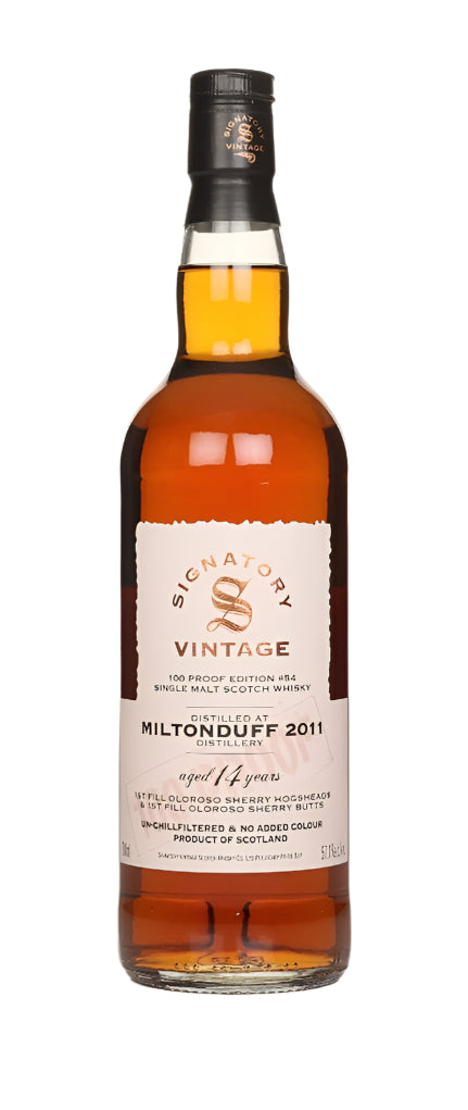 Miltonduff 13 Year Old 2011 - 100 Proof Edition #54 (Signatory) Single Malt Scotch Whisky | 700ML at CaskCartel.com