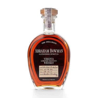 A. Smith Bowman Abraham Bowman 18 Year Old Cask Strength 138.6 Virginia Whiskey at CaskCartel.com
