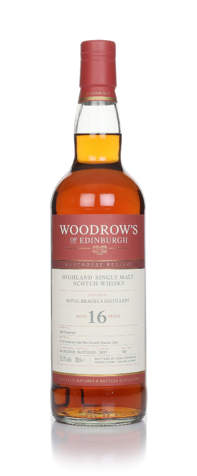Royal Brackla 16 Year Old 2008 - Woodrow's of Edinburgh Single Malt Scotch Whisky | 700ML at CaskCartel.com