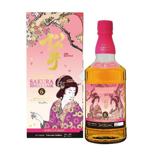 The Matsui Single Sakura Cask 6 Year Old Japanese Single Malt Whisky | 700ML at CaskCartel.com