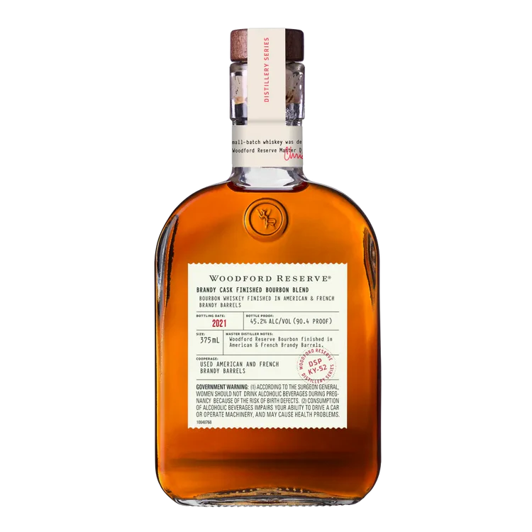 Woodford Reserve Distillery Series Brandy Cask Finish Bourbon 2021 | 375ML at CaskCartel.com