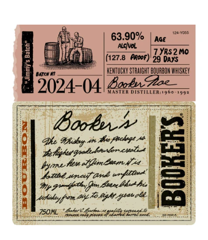 Booker's Jimmy's Batch 2024-04 Straight Bourbon Whiskey at CaskCartel.com