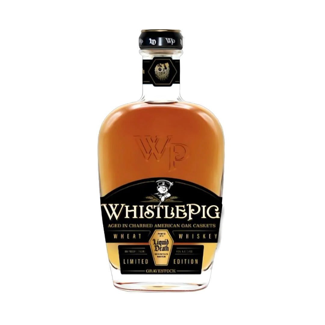 WhistlePig X Liquid Death Gravestock Wheat Whiskey at CaskCartel.com